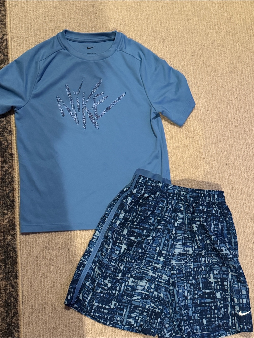 Nike Kids' Blue Short Sleeve Set